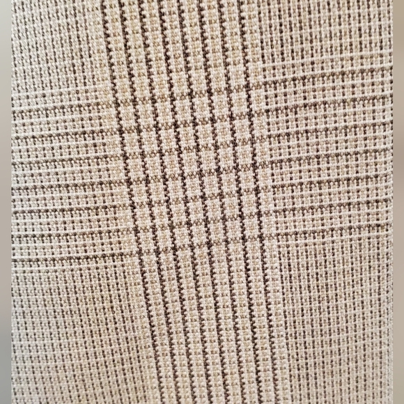 💚5/$2/ Maison d' Amélie Plaid Belted Tied Waist Trouser Pants Neutral Size 8 - Picture 3 of 7